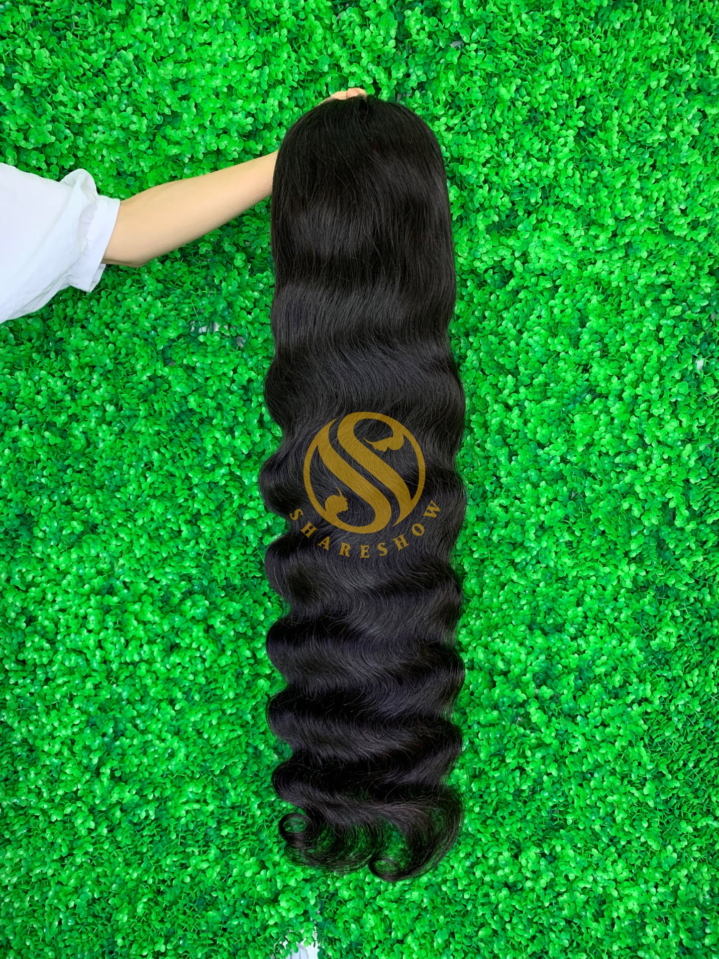 Body Wave Premade Wig Transparent Lace Natural Black