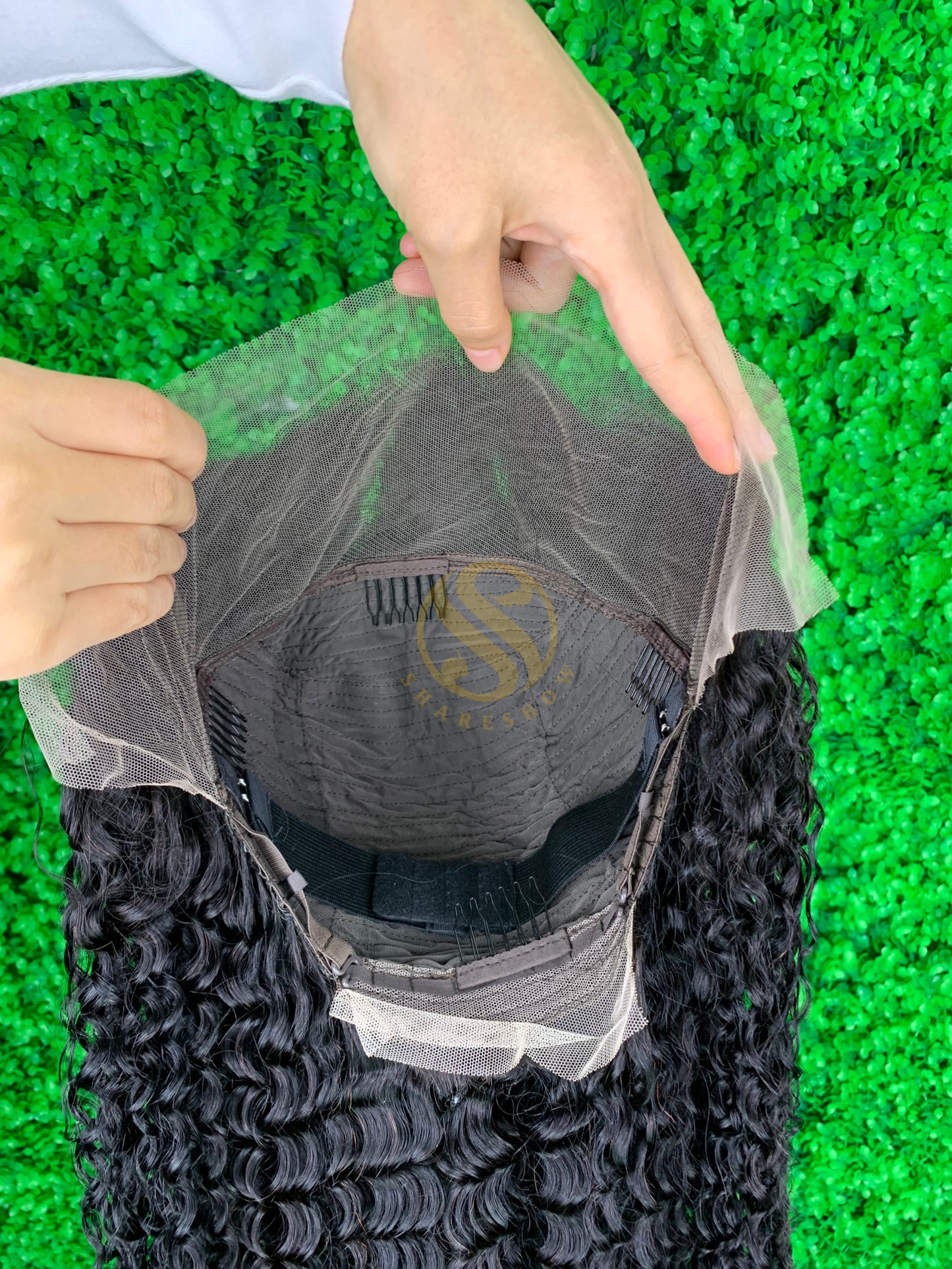 Color Wig Full Frontal Transparent Lace