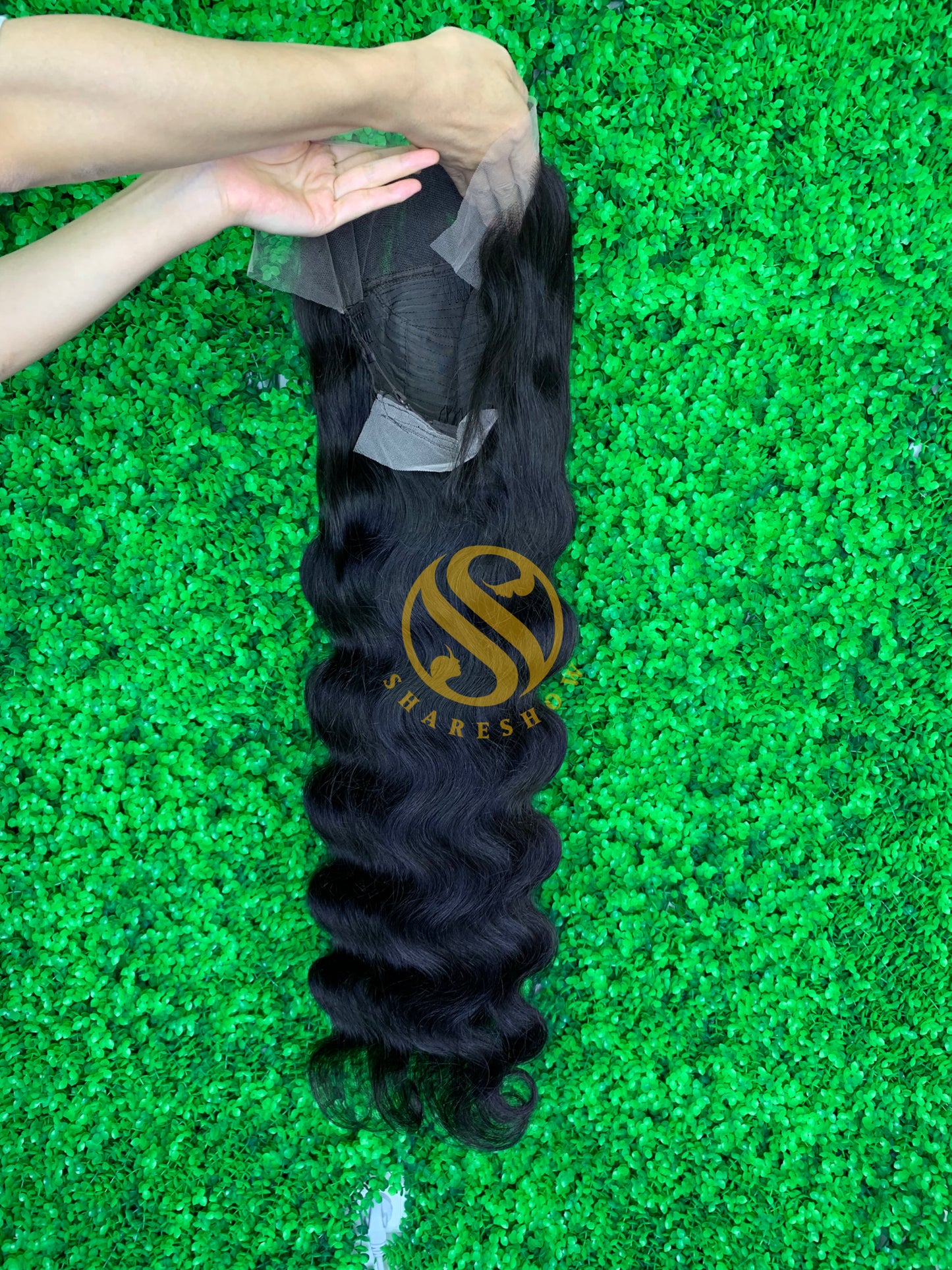 Body Wave Premade Wig Transparent Lace Natural Black