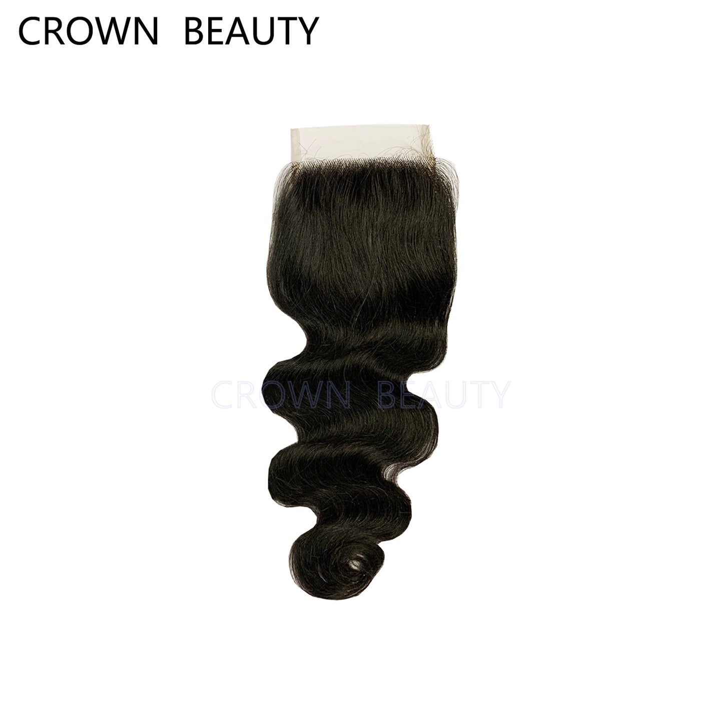 Top Virgin 4*4, 5*5 Lace Closure and 13*4 Lace Frontal Body wave #1B