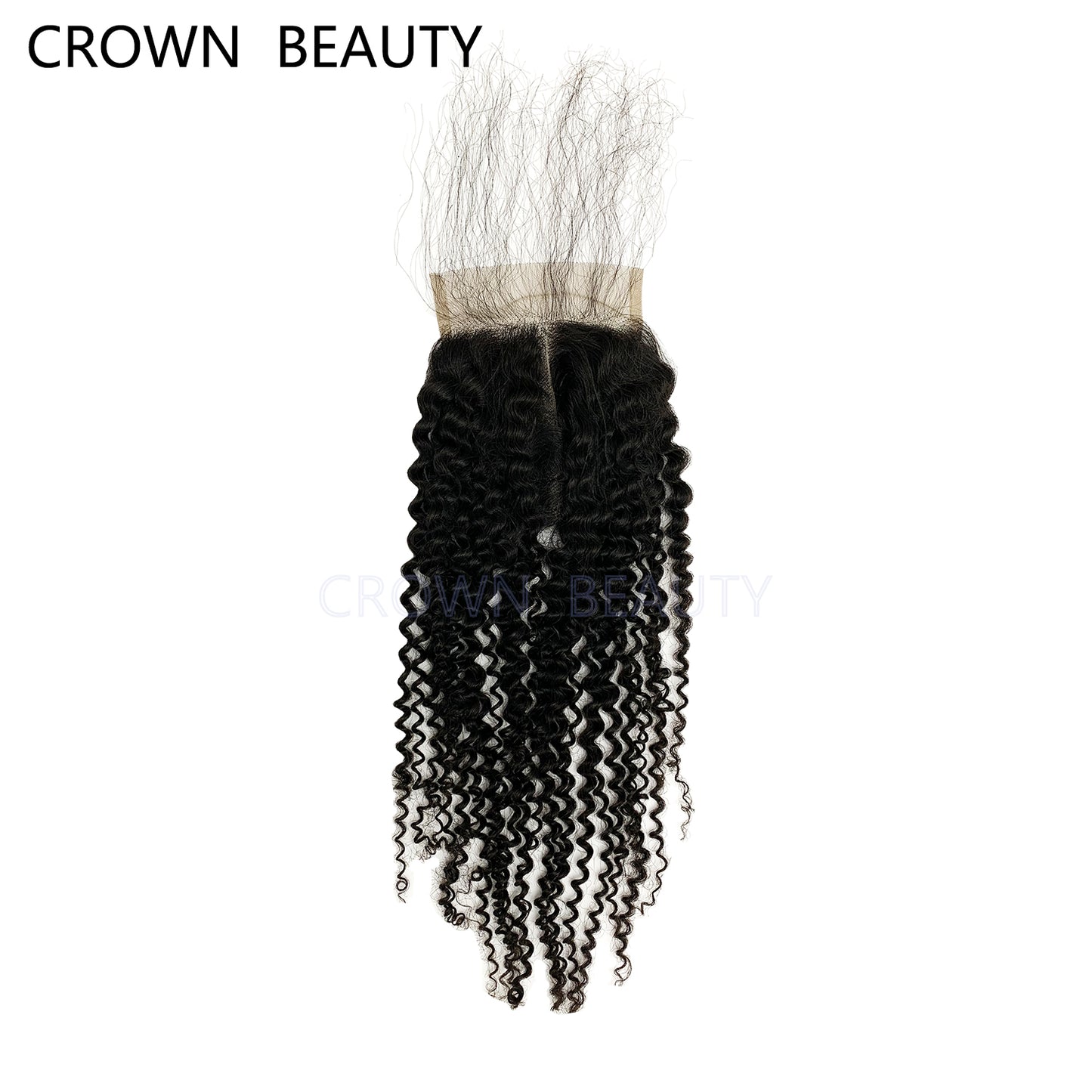 Top Virgin 4*4, 5*5 Lace Closure and 13*4 Lace Frontal Kinky curly #1B