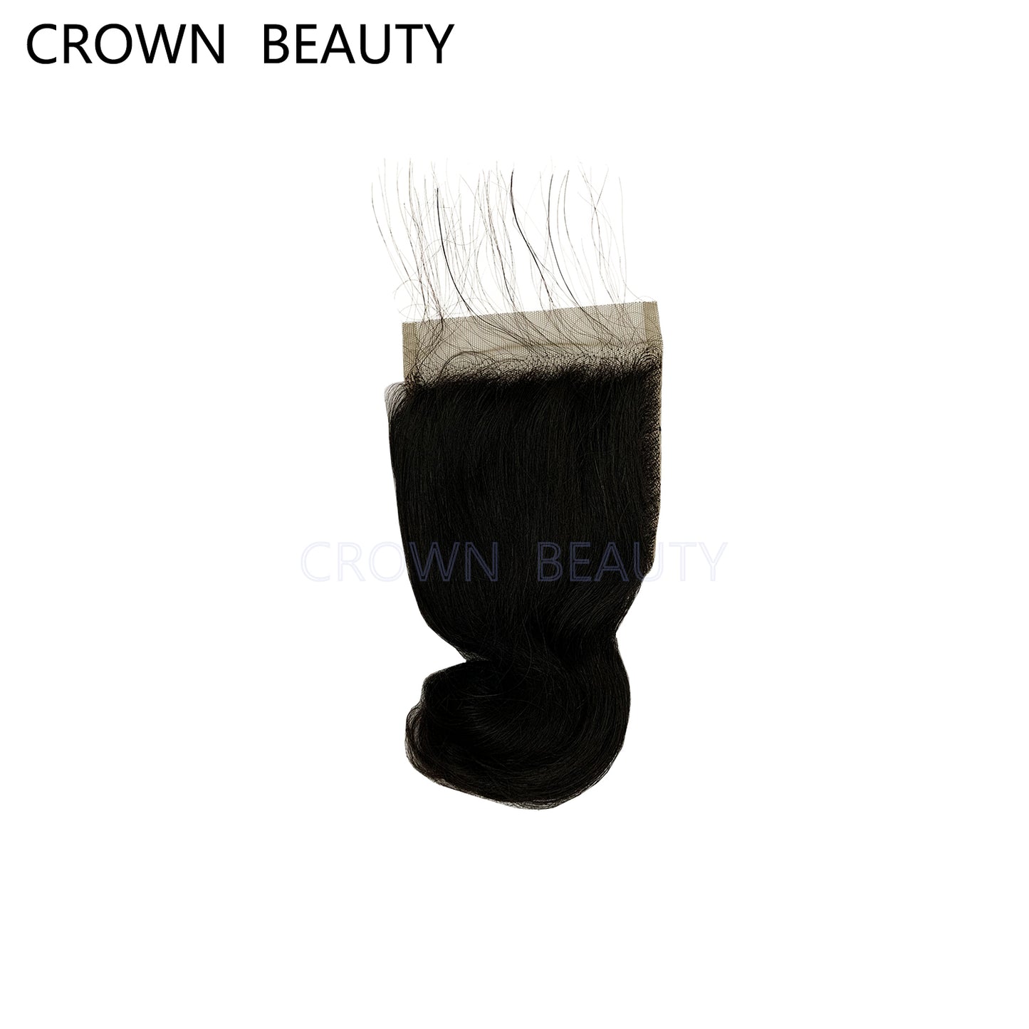 Top Virgin 4*4, 5*5 Lace Closure and 13*4 Lace Frontal Loose wave #1B