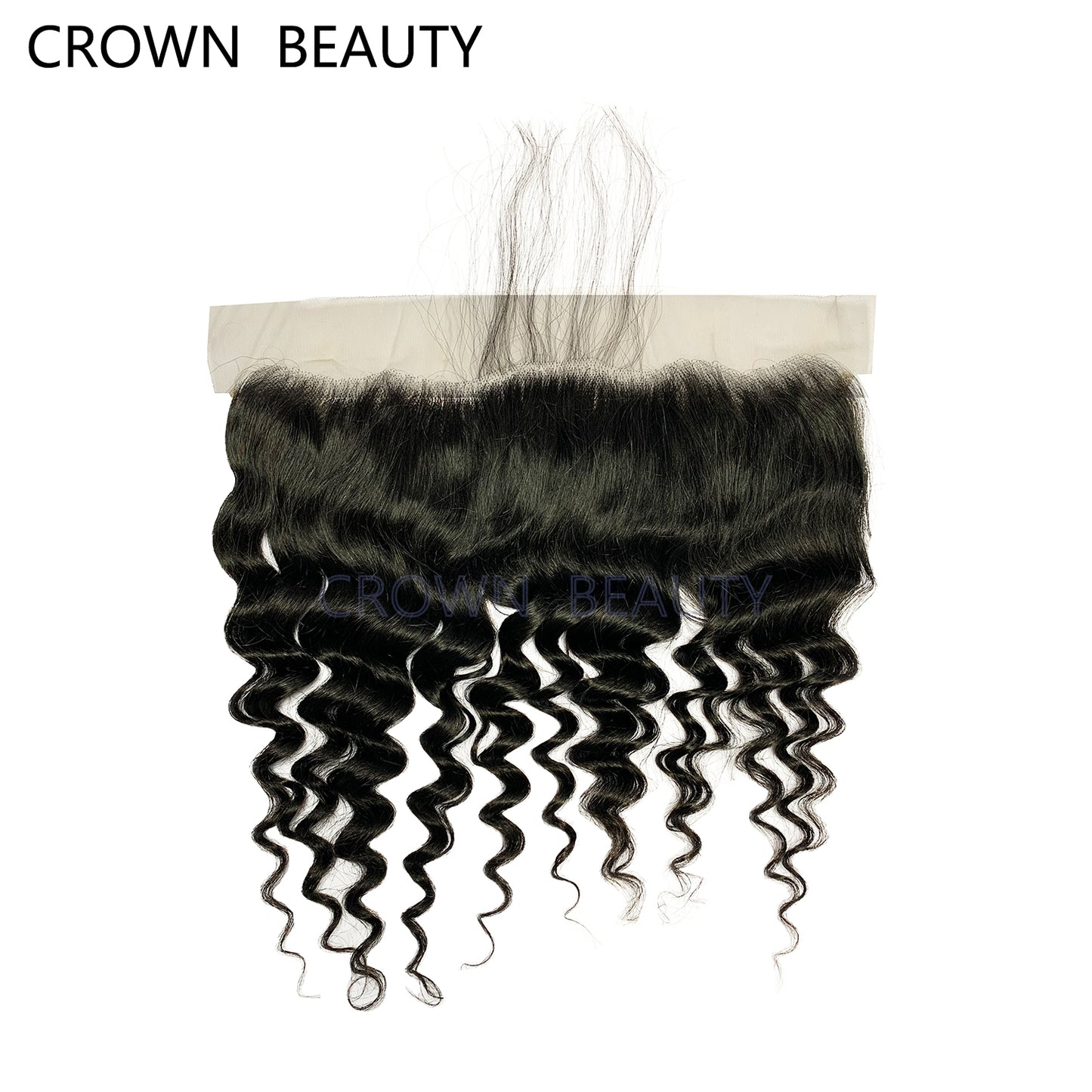 Top Virgin 4*4, 5*5 Lace Closure and 13*4 Lace Frontal Loose curly #1B