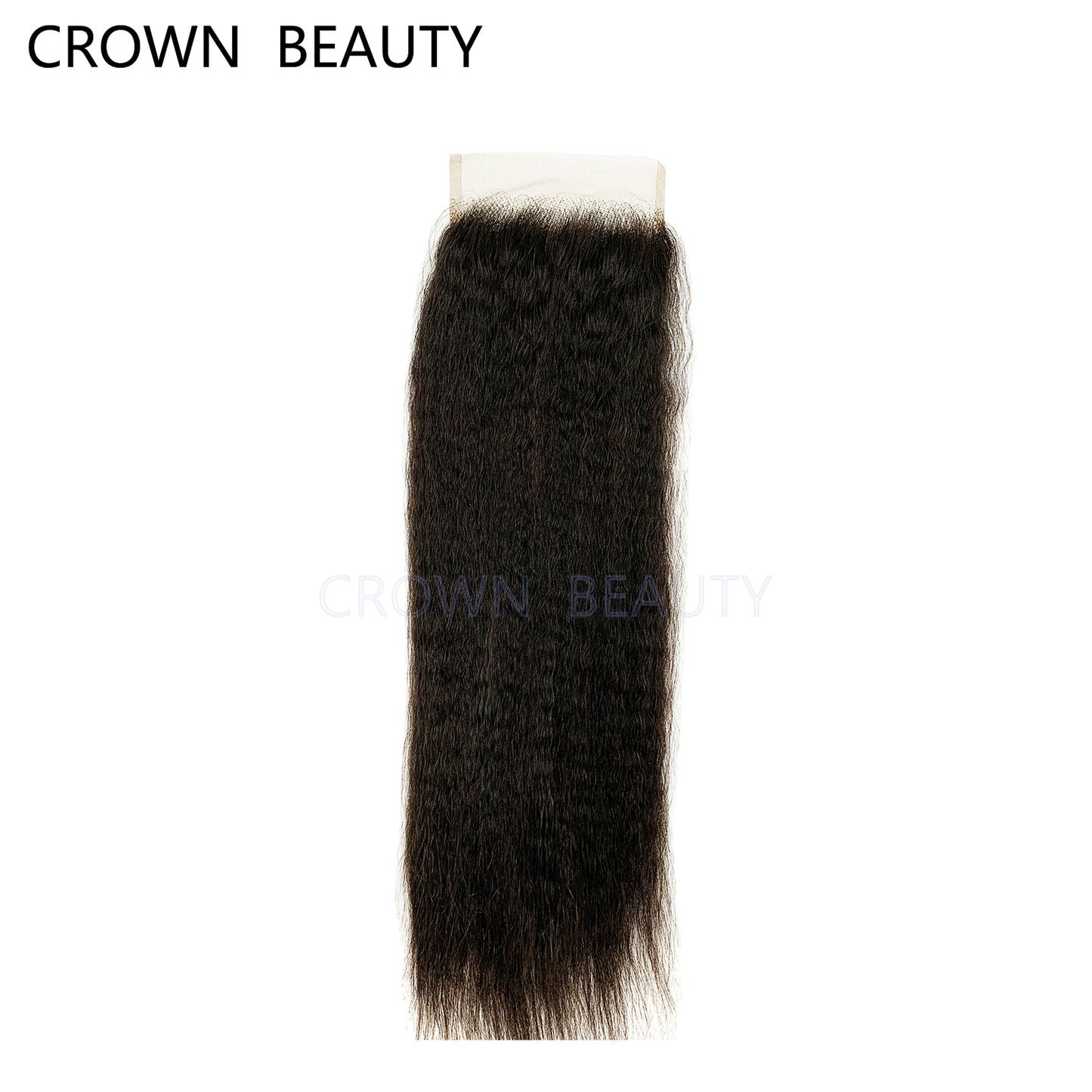 Top Virgin 4*4, 5*5 Lace Closure and 13*4 Lace Frontal Yaki #1B