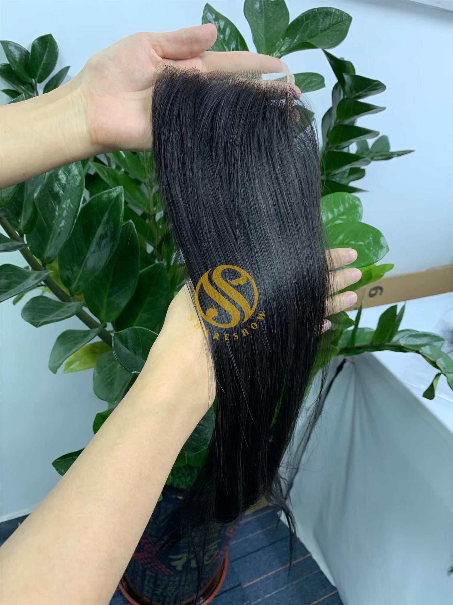 Straight Lace Closure and Frontal HD Transparent Small Knot Natural Black #1B 4*4 5*5 6*6 7*7 13*4 13*6