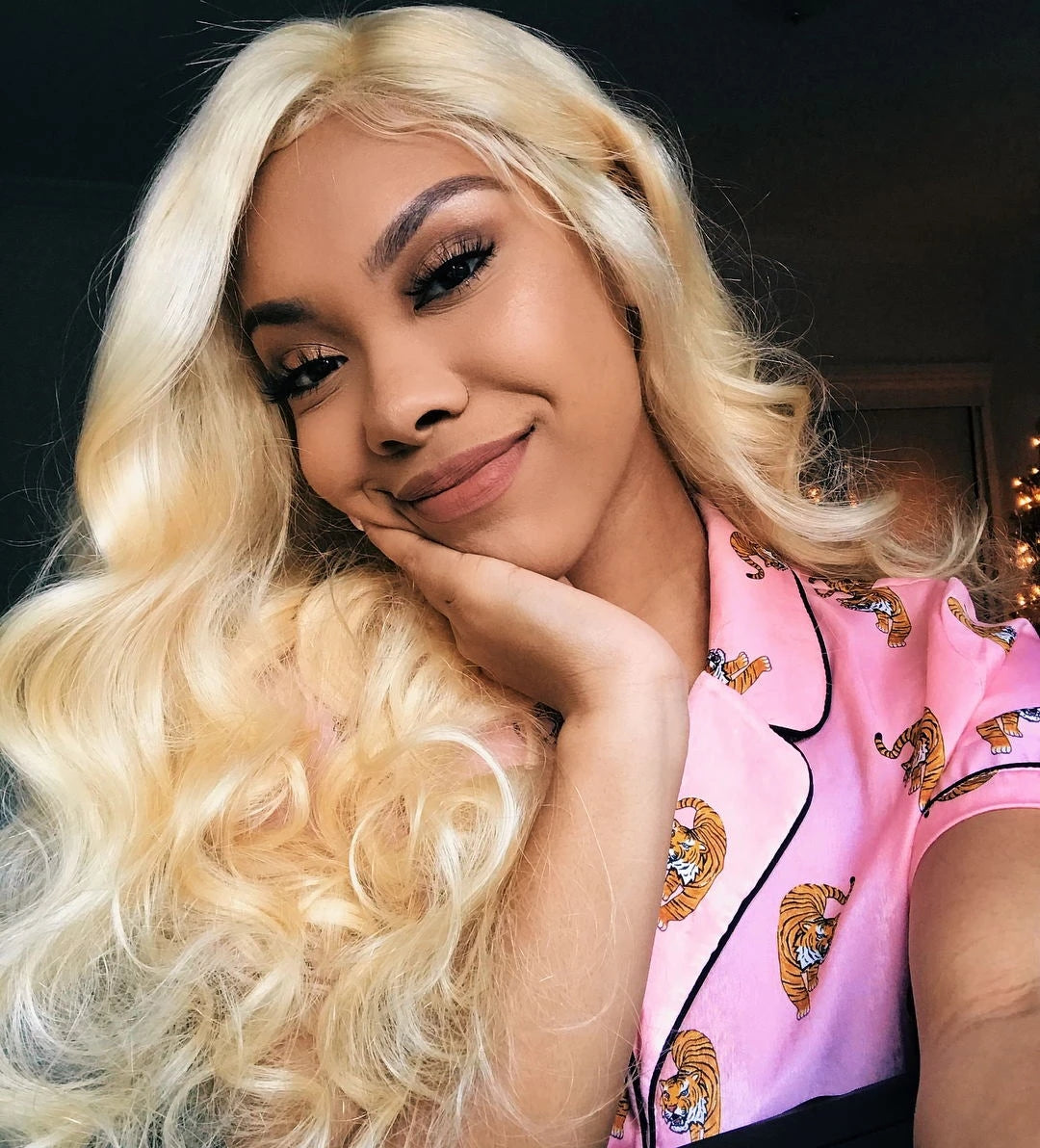 Top Virgin wig Body wave 4*4/5*5/13*4 Wig, Transparent and HD Blond 613 hair