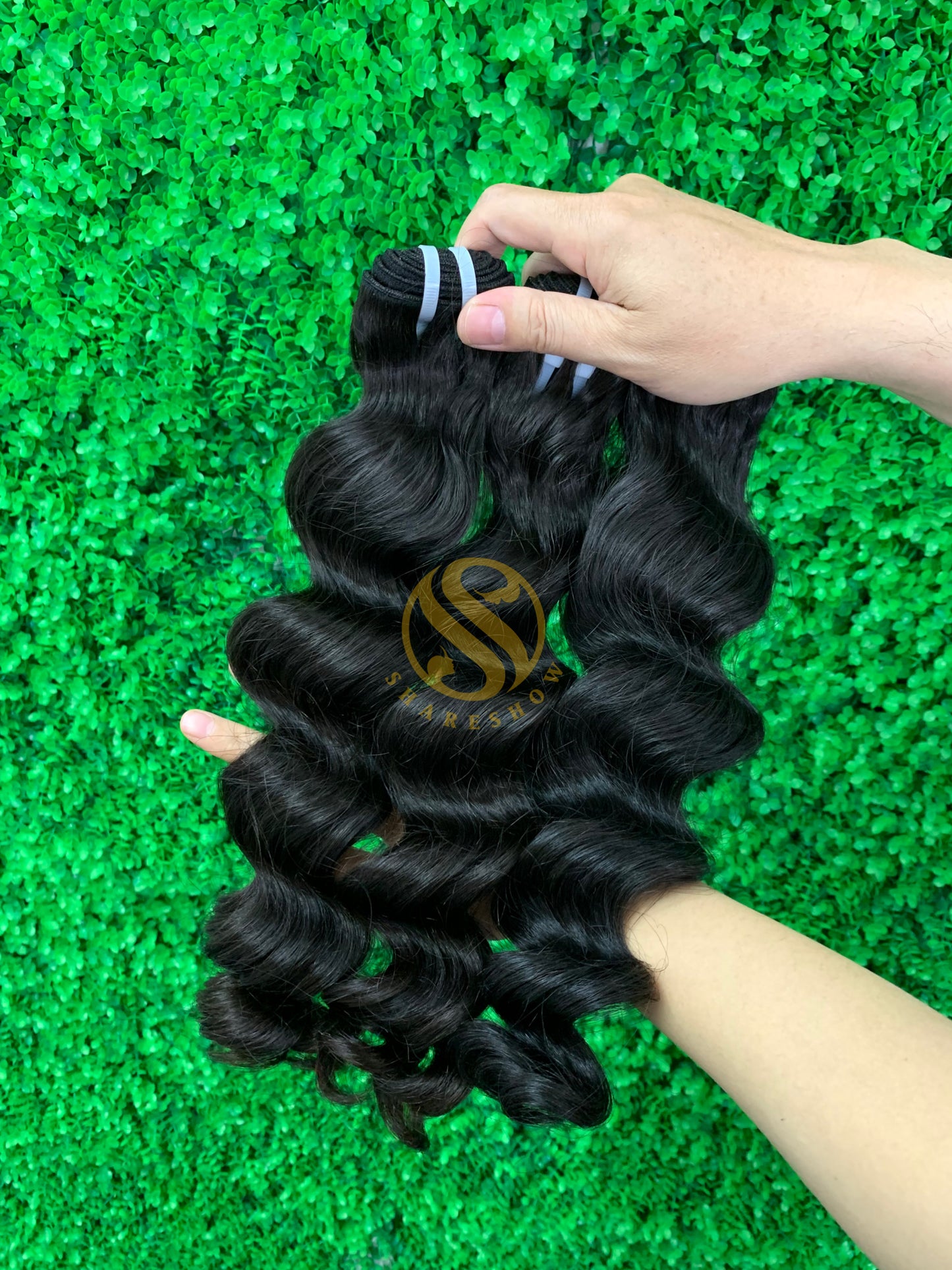 RAW Hair Bundle Natural black Straight Body wave