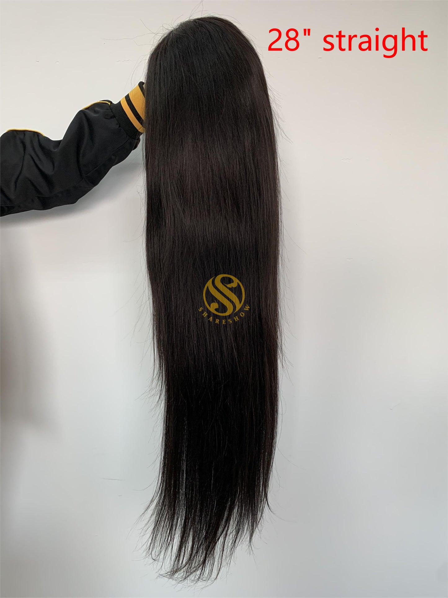 Straight Premade Wig Frontal Transparent Lace Natural Blck