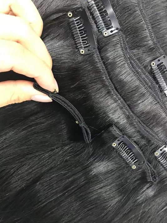 How to use the clip ins hair extension