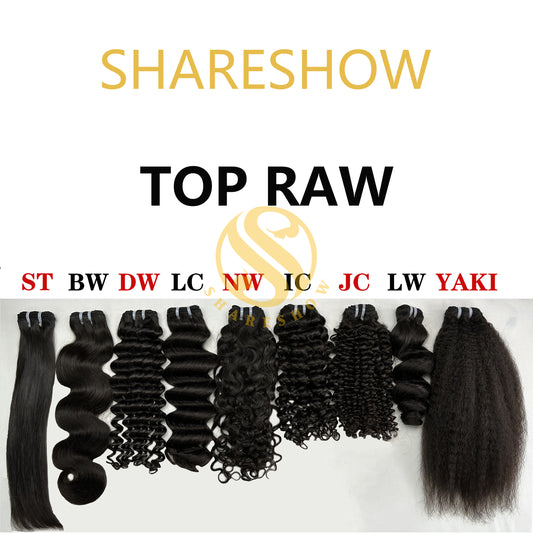 Top RAW Hair Bundle Natural black Straight Body wave