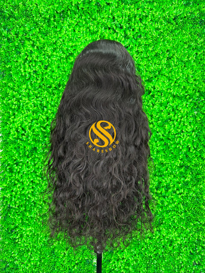 Body Wave Custom Wig 200% Density Natural black