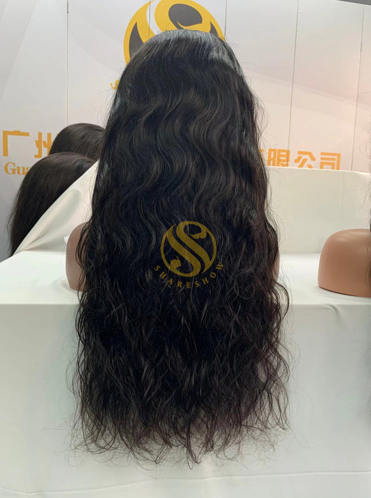 Body Wave Custom Wig HD And Transparent Lace 180% Density Natural black