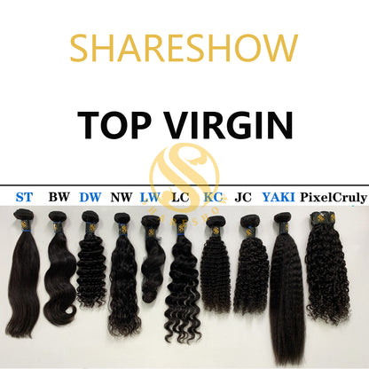 Top Virgin Hair Bundle Natural black Straight Body wave