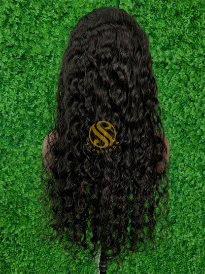 Loose Curly Custom Wig 180% Density Transparent and HD Lace Black